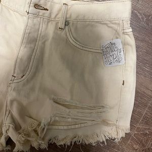 NWT Free people denim shorts